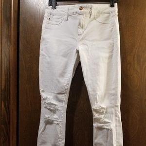 Joe's White Distressed Jean/Never Worn